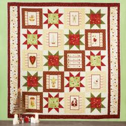 Materialpackung Quilt *Cozy Christmas* ca. 206 x 213 cm MP21-0112 LETZTE