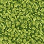 Patchworkstoff *Angelica* Blätter Basilikum grün TT C6366
