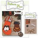 Nähanleitung *Dog Stocking* mit Deko-Objekten Embellishment Kit Pattern Pak Plus Weihnachten Christmas Hund 12685-08505